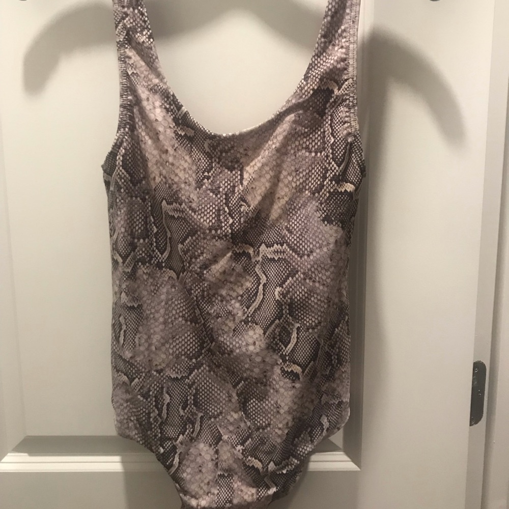 NWOT SMYM Swimsuit snakeprint